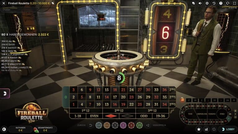 Fireball Roulette Evolution Gaming